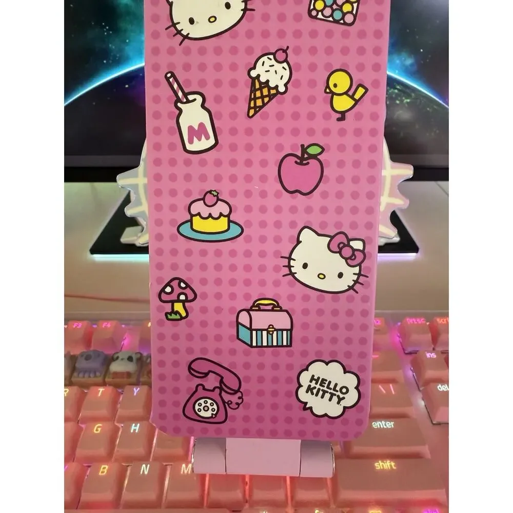 Hello Kitty Notepad Note Pad Icons Pink Long Reporters List Kawaii 2024 Sanrio
